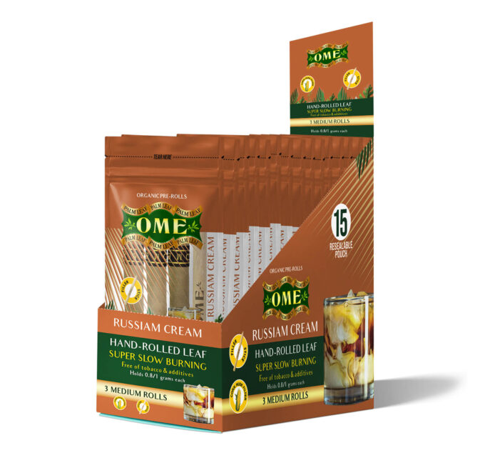 Box of 45 MEDIUM Wraps Russian Cream Flavor