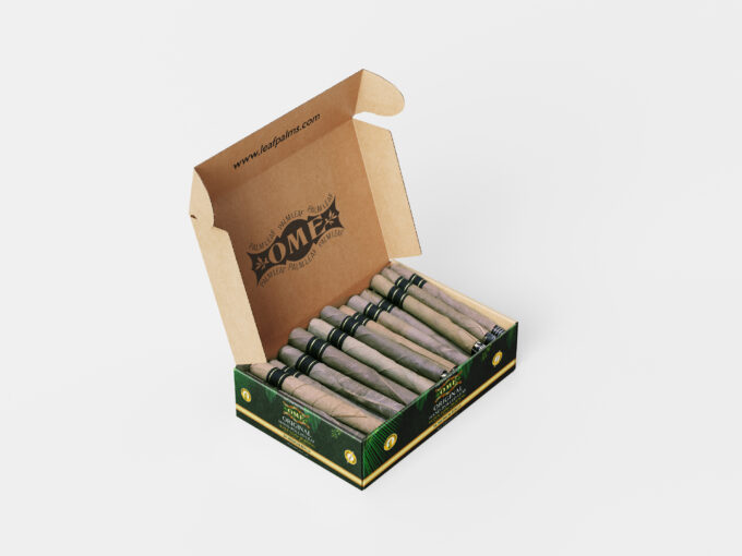 50 MEDIUM Wraps 100% Palm Leaf Natural Pre Rolled