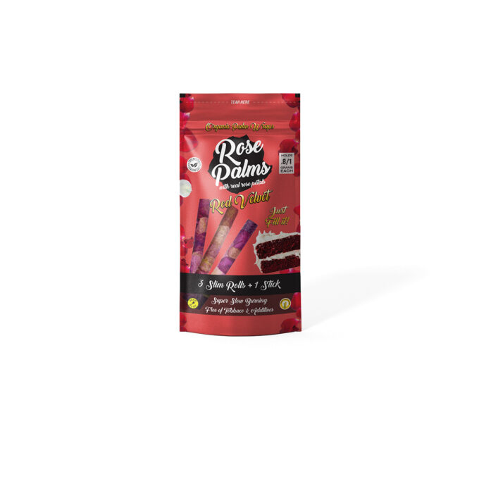 ROSE PALM RED VELVET CAKE SLIM SIZE
