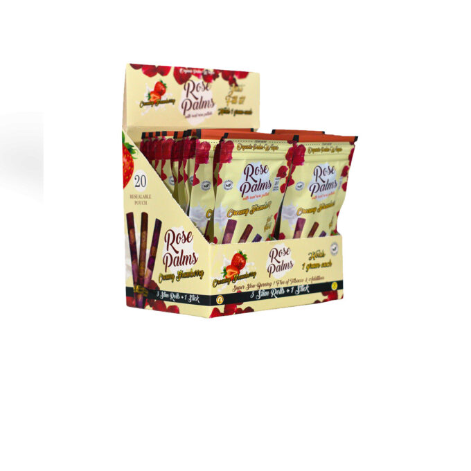 ROSE WRAP BOX SLIM SIZE “CREAMY STRAWBERRY”