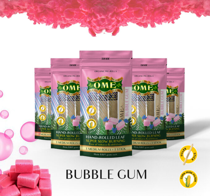 Bubblegum- 5 MEDIUM Pack