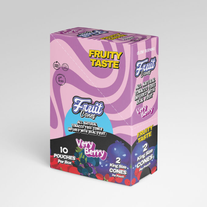 BOX VERY BERRY FRUIT CONES