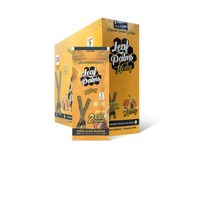 BOX OF LEAF PALMS HONEY KING SIZE “40 COUNT”