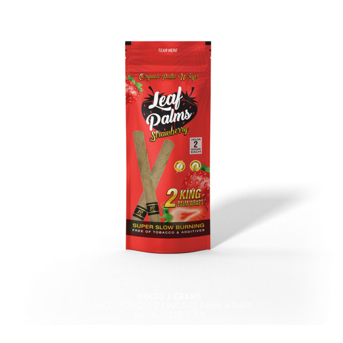 LEAF PALMS STRAWBERRY KING SIZE