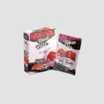 BOX PINK ROSE CUTS CREAMY STRAWBERRY