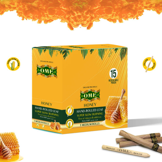 Box of  45 MEDIUM Wraps - Honey Flavor