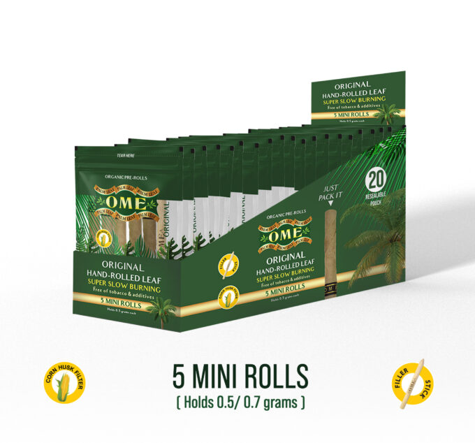 20 Pack Box MINI ROLLS – Original Wraps