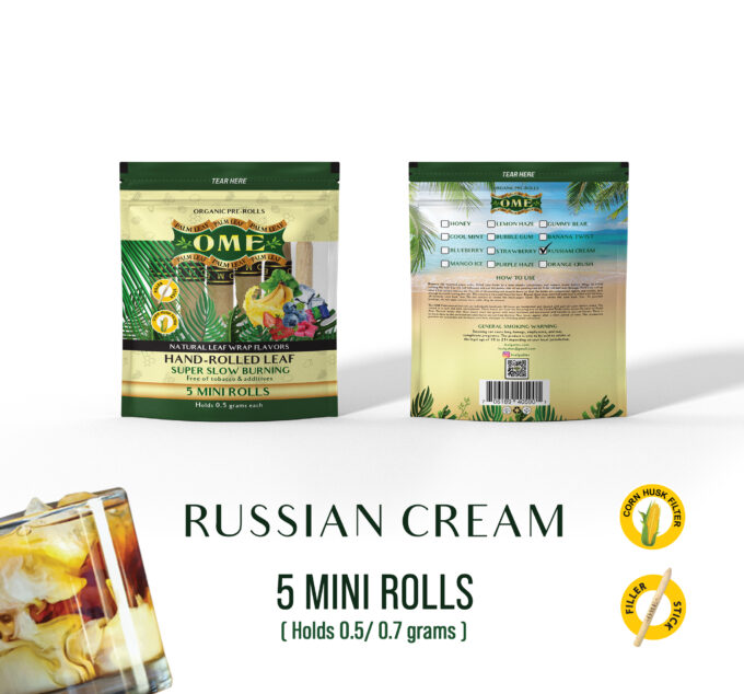 Russian Cream – 3 Pack Mini Wraps