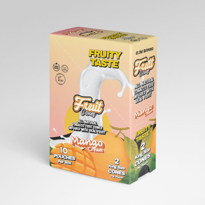 BOX MANGO CREAM FRUIT CONES