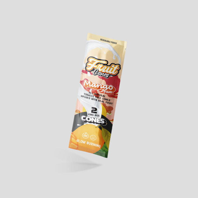 POUCH FRUIT CONES MANGO CREAM
