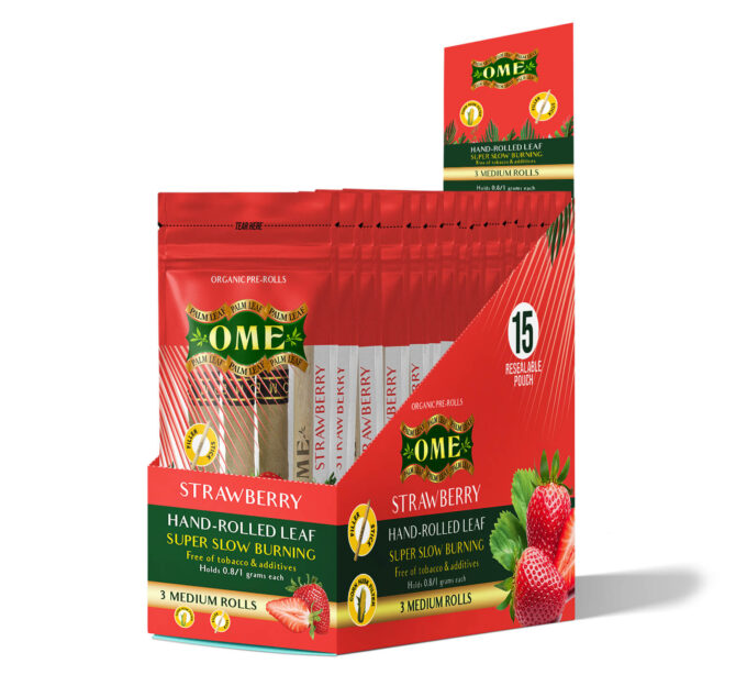Box of 45 MEDIUM Wraps – Strawberry Flavor