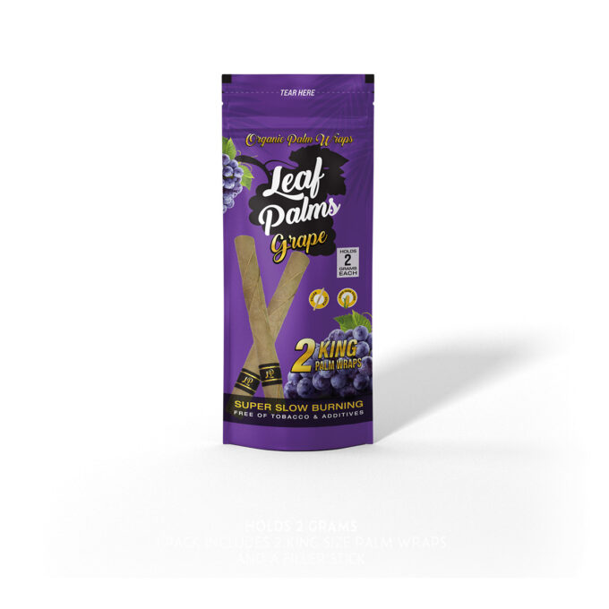 LEAF PALMS GRAPE KING SIZE