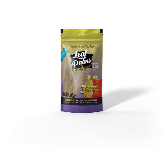 LEAF PALMS GUMMY BEAR SLIM SIZE