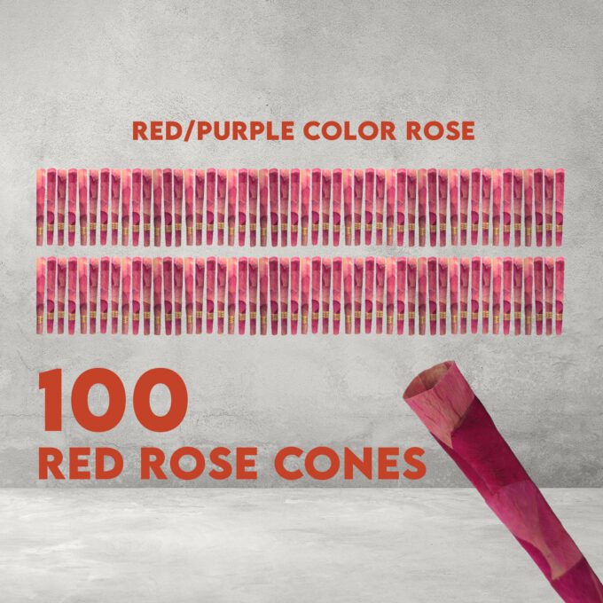 BULK KING SIZE RED CONES