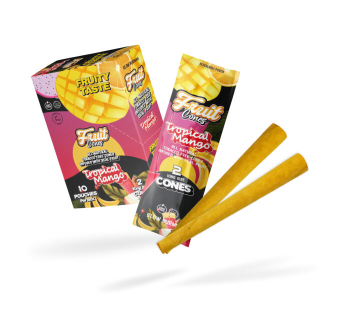 BOX TROPICAL MANGO FRUIT CONES