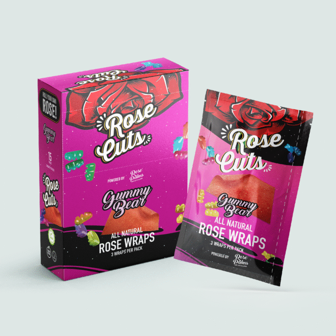 “BOX” PINK GUMMY BEAR ROSECUTS WRAPS