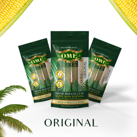 3 PACK LEAF PALMS BANANA TWIST SLIM SIZE