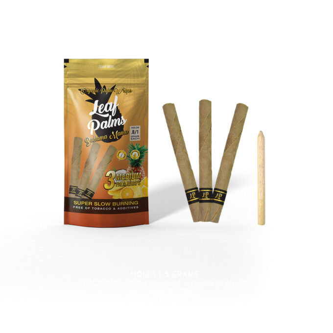 3 PACK LEAF PALMS BANANA TWIST SLIM SIZE
