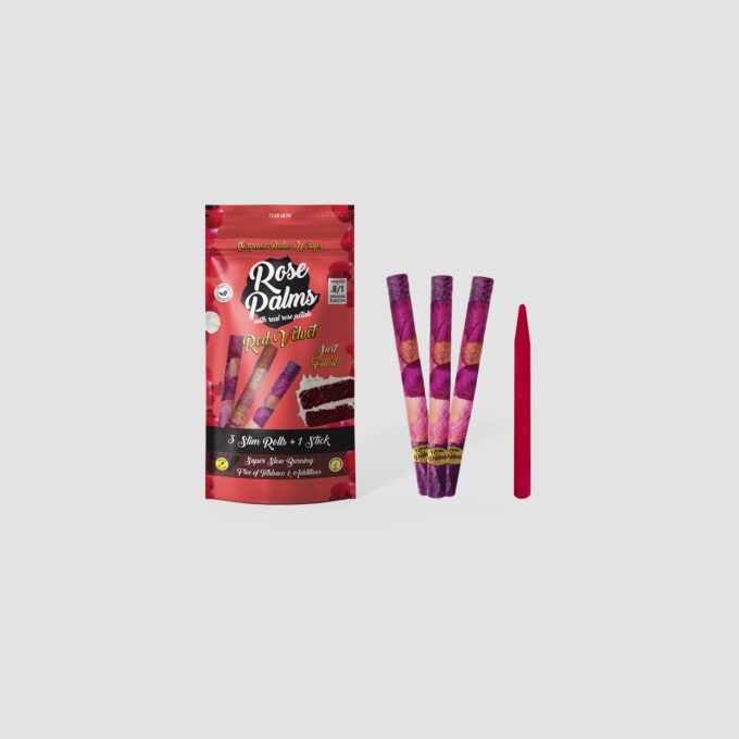 ROSE PALMS SLIM RED VELVET