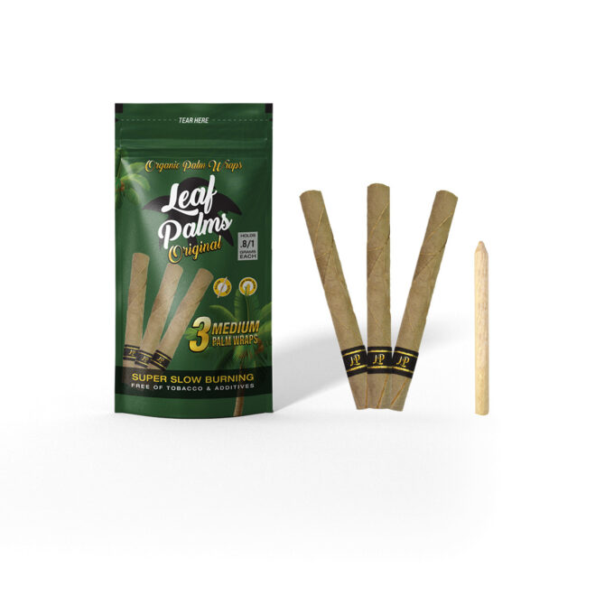3 PACK LEAF PALMS ORIGINAL SLIM SIZE