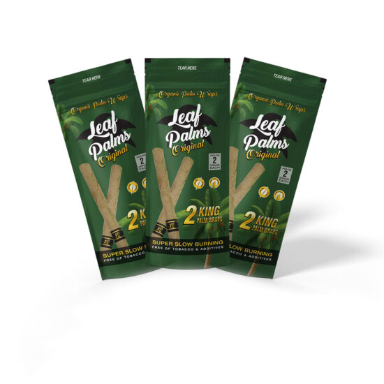 3 PACK LEAF PALMS STRAWBERRY KING SIZE