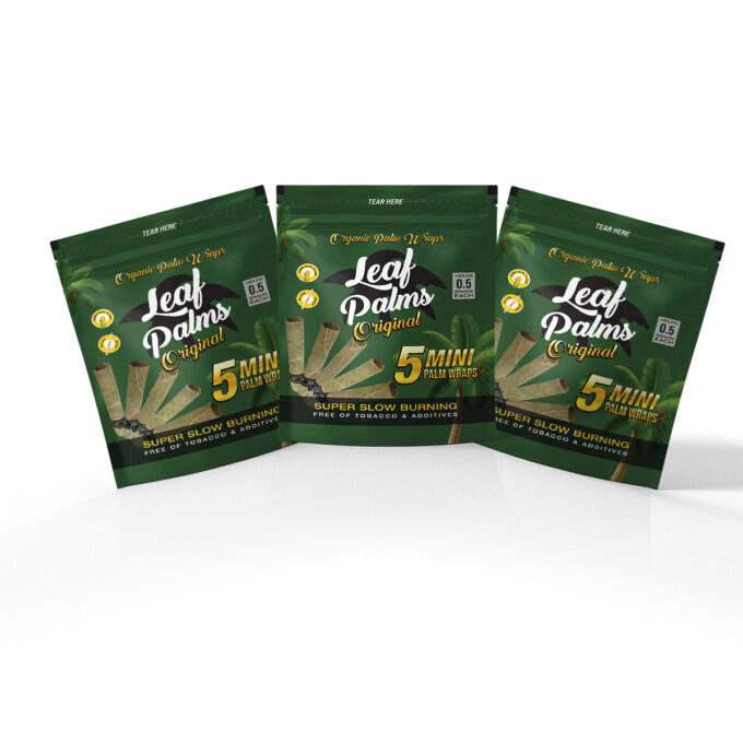 3 PACKS LEAF PALMS MINI SIZE ORIGINAL “15 COUNT”