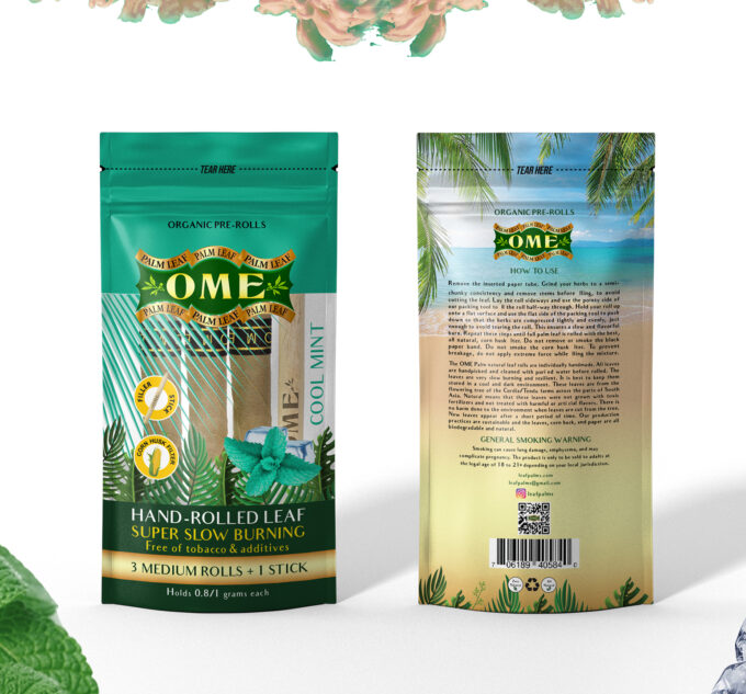 Box of 45 MEDIUM Wraps – Cool Mint Flavor