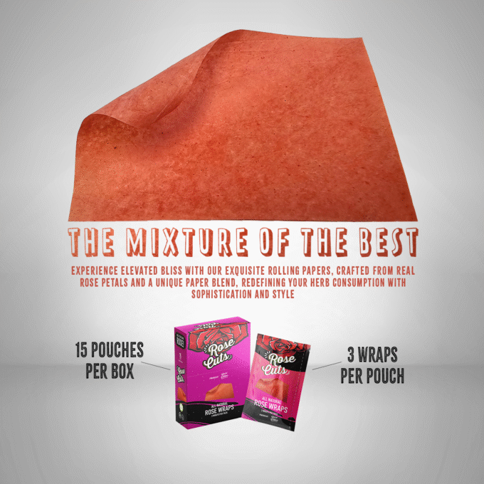 “BOX” PINK CREAMY STRAWBERRY ROSECUTS WRAPS