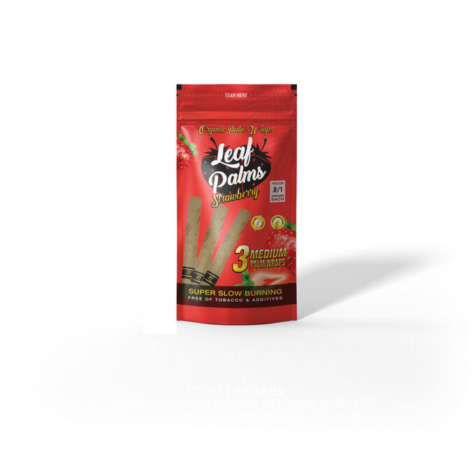 LEAF PALMS STRAWBERRY SLIM SIZE