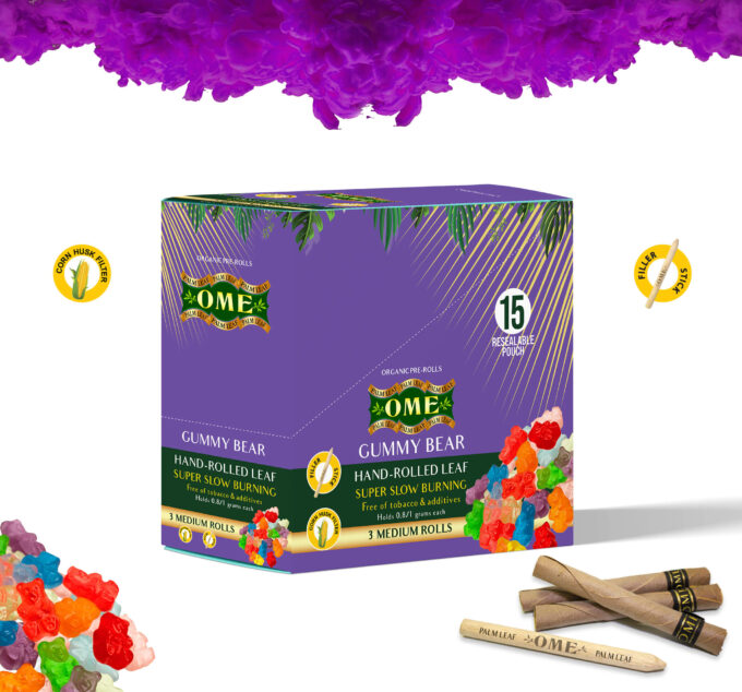 Box of 45 MEDIUM Wraps – Gummy Bear Flavor