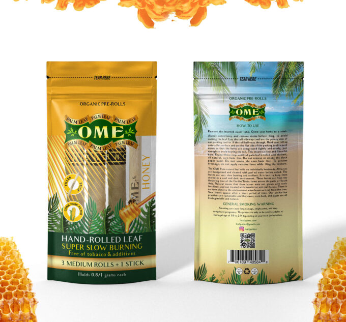 Box of  45 MEDIUM Wraps – Honey Flavor