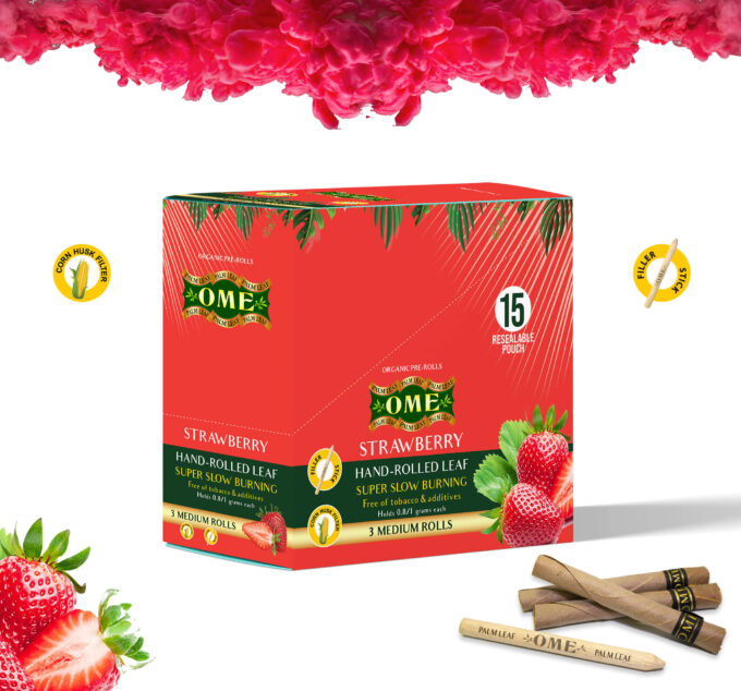 Box of 45 MEDIUM Wraps – Strawberry Flavor