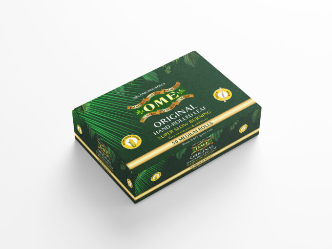 50 MEDIUM Wraps 100% Palm Leaf Natural Pre Rolled