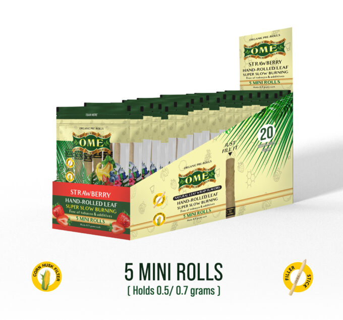 Strawberry – 3 Pack Mini Wraps