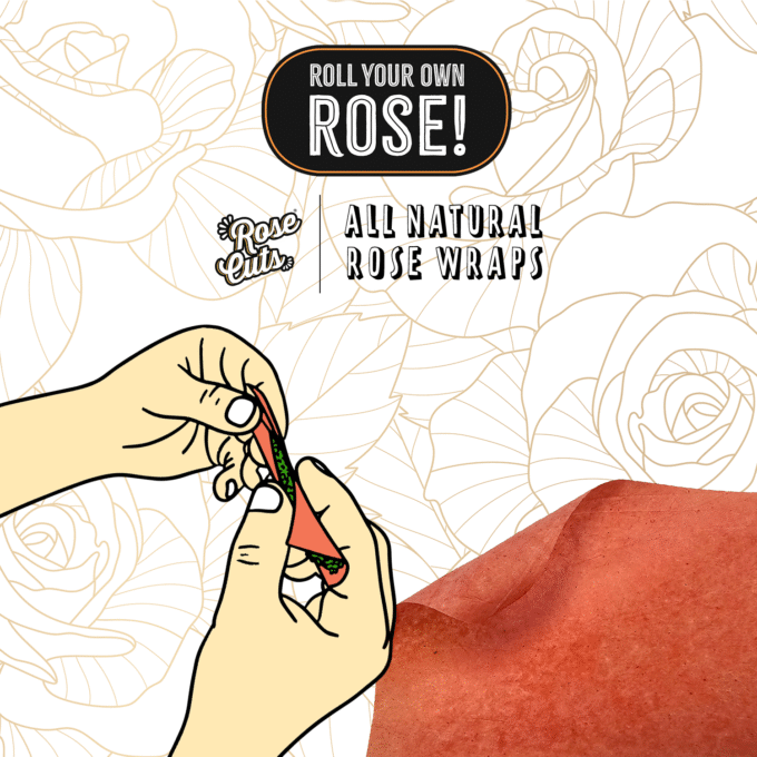 “BOX” PINK CREAMY STRAWBERRY ROSECUTS WRAPS