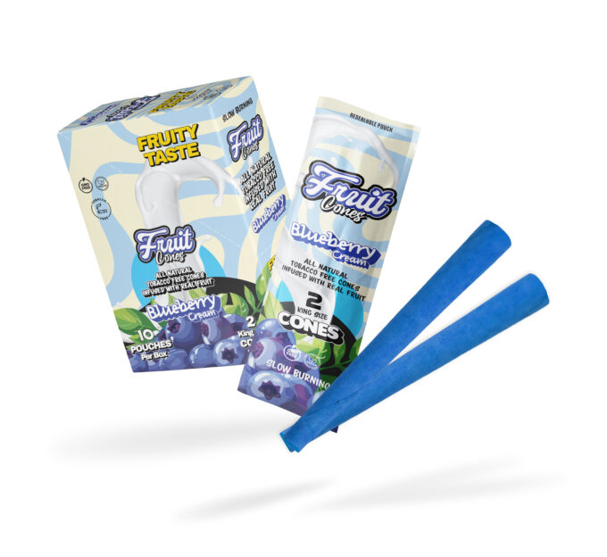 BOX BLUEBERRY CREAM FRUIT CONES