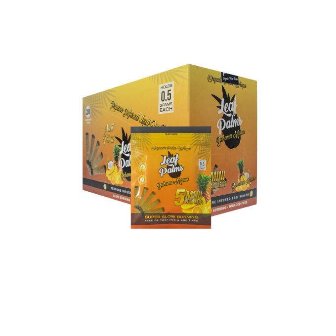 BOX OF LEAF PALMS MINI BAHAMA MAMA “100 COUNT”