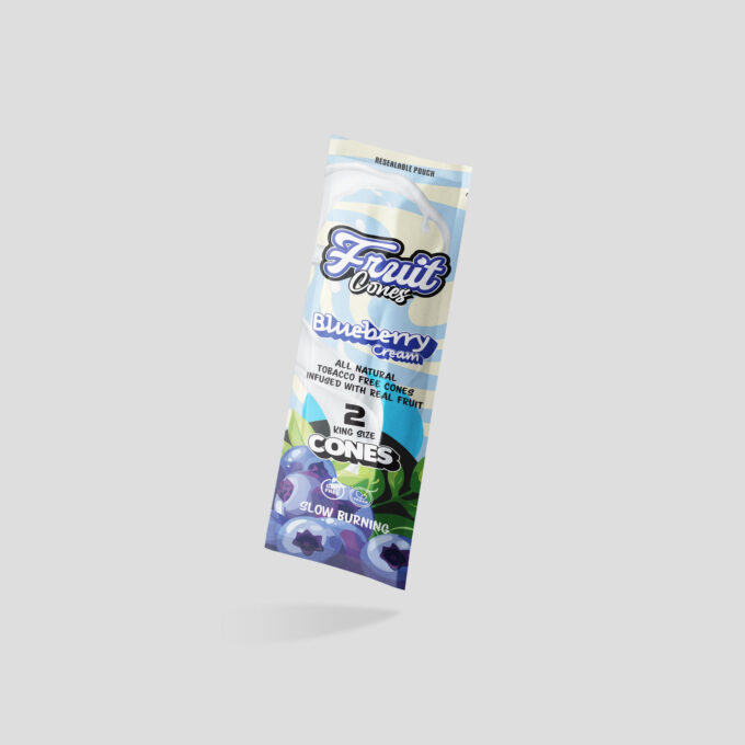 POUCH FRUIT CONES BLUEBERRY CREAM