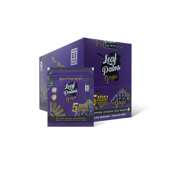 BOX OF LEAF PALMS MINI GRAPE “100 COUNT”