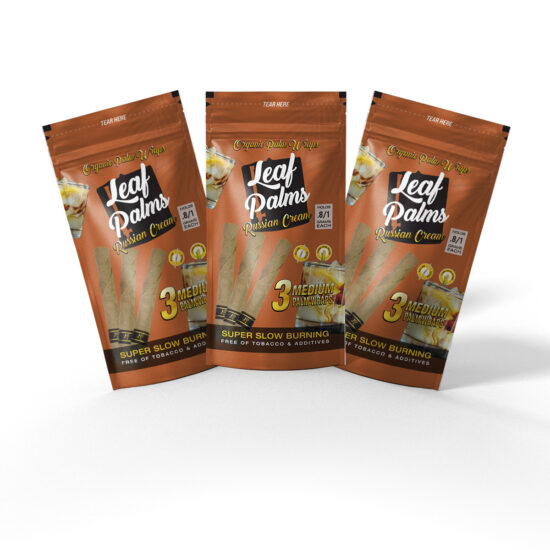 3 PACK LEAF PALMS STRAWBERRY KING SIZE