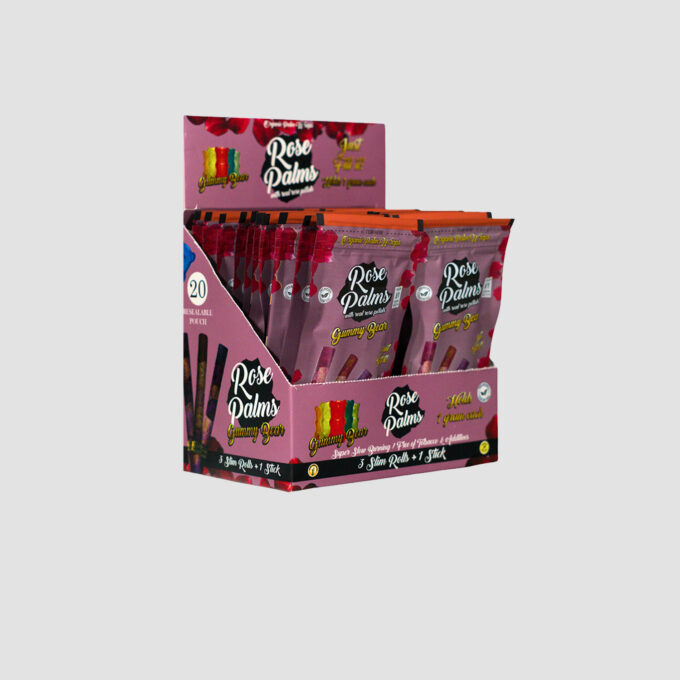 BOX ROSE PALMS SLIM GUMMY BEAR