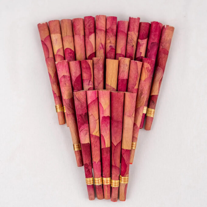 Real Rose Classic King Size 109mm Pre-Rolled Cones Bulk – 25 cones
