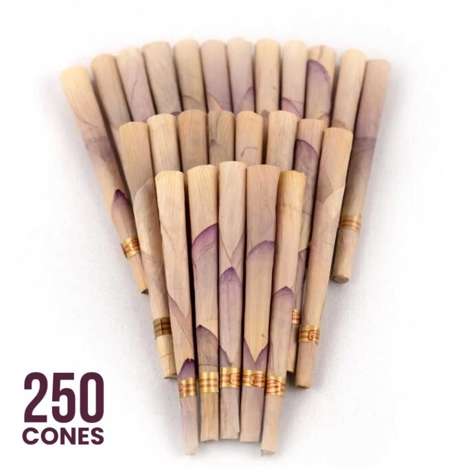 Real Lotus Blue Classic King Size 109mm Pre Rolled Cone Bulk – 250 cones