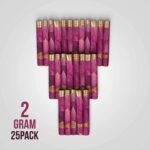 Real Rose Classic King Size 109mm Pre-Rolled Tubes Bulk - 25 Tubes Original