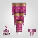 Real Rose Classic King Size 109mm Pre-Rolled Tubes Bulk – 25 Tubes - Wood Filter Tip - Original