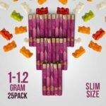 Real Rose Classic Slim Pre-Rolled Tubes Bulk - 25 Tubes Gummy Bear