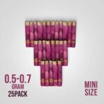 Real Rose Classic Mini Pre-Rolled Tubes Bulk - 25 Tubes Original