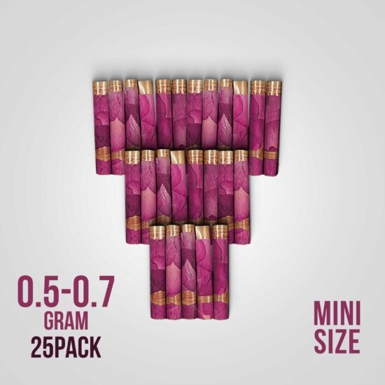 Real Rose Classic Mini Pre-Rolled Tubes Bulk - 25 Tubes Original