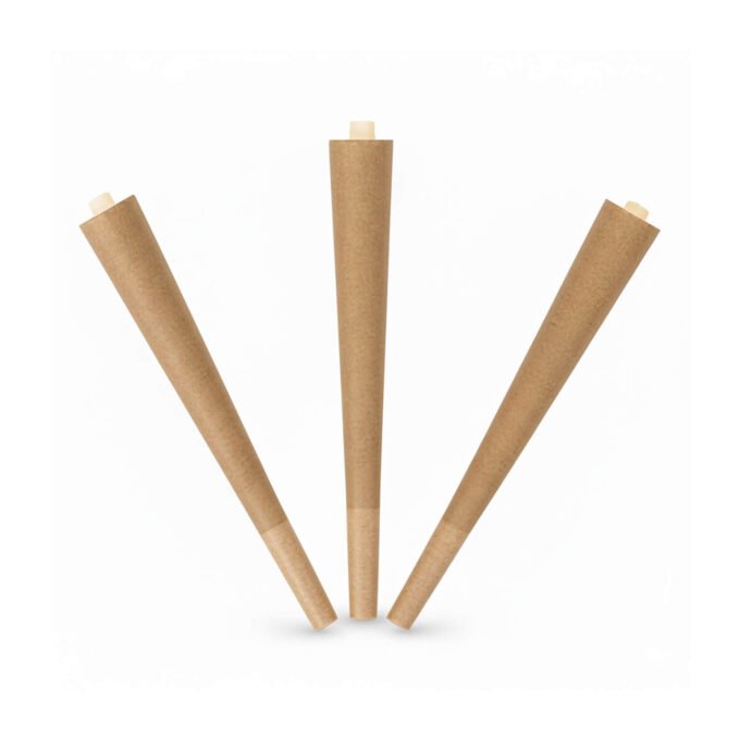 Brown Organic King Size 109mm Pre Rolled Cones