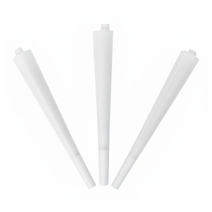 White Organic King Size 109mm Pre Rolled Cones